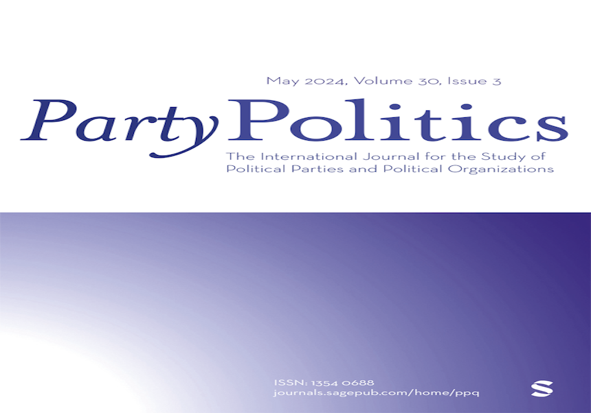 Portada de la revista Party Politics